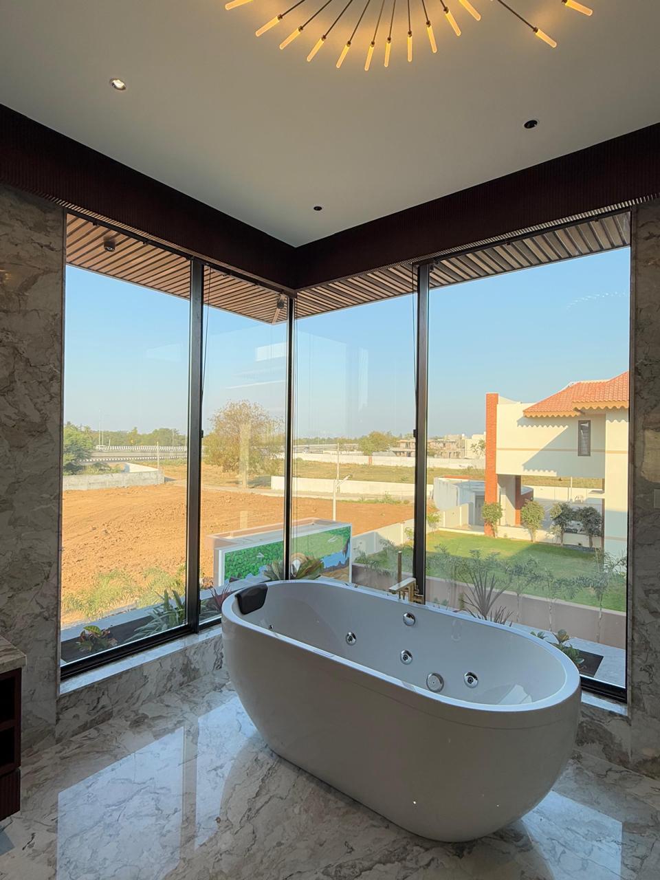 Luxury resort window